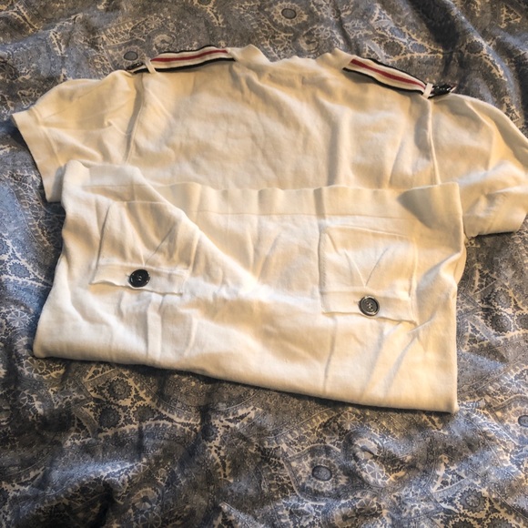 Burberry s/s shirt with shoulder stripes & pockets - Picture 6 of 16